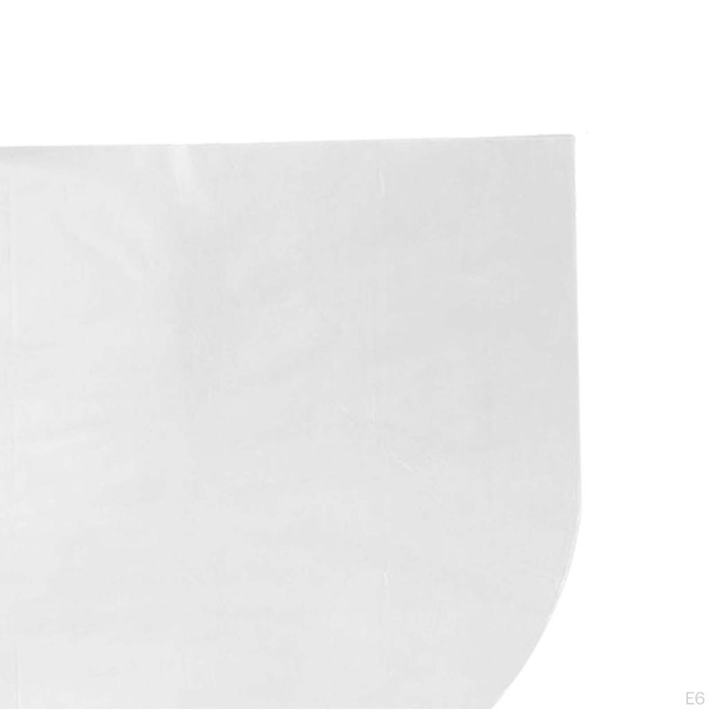 50 Piece Vinyl Record Inner Sleeves Transparent Durable Outer Cover Storage