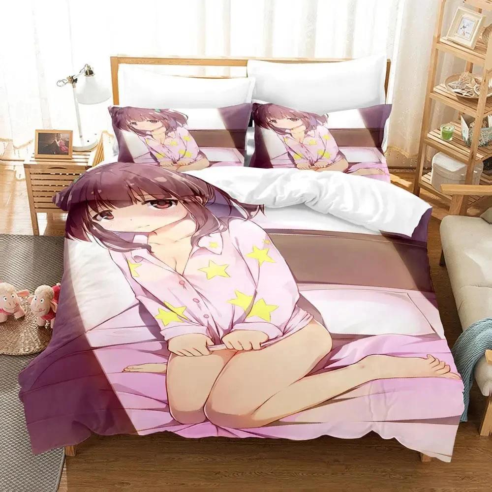 3D Anime Chieri Ogata Bedding Set Duvet Cover Bed Set Quilt Cover Pillowcase Comforter King Queen Size Boys Adult Bedding Set