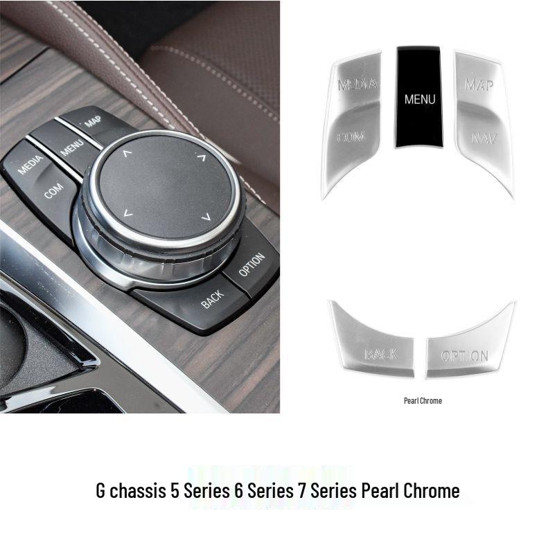 Совместим с BMW 5, 6, 7 серии G30 G38 - Мультимедийная кнопка iDrive для центральной консоли
