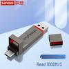 Серия высокоскоростных USB-накопителей Lenovo с двойным интерфейсом