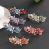 Women  Resin Tiara Crystal Hair Clip Headwear Accessories  Flower Barrettes  Cute Hairpin