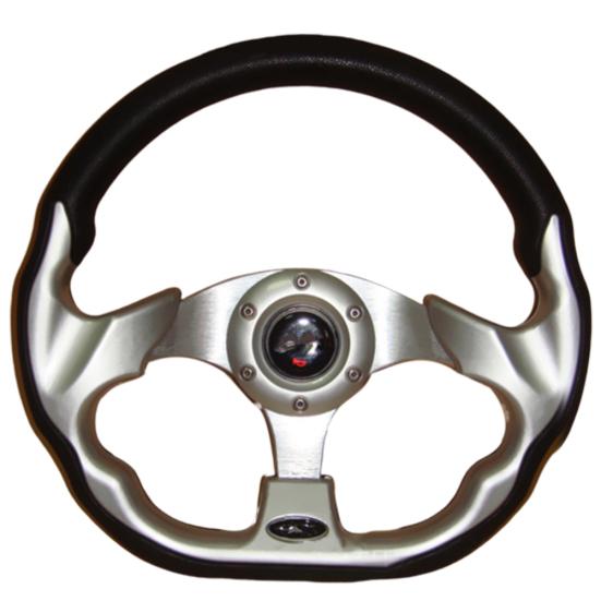 Модификация автомобиля из металлической искусственной кожи 320 мм, рулевое колесо гоночного типа с 6 болтами