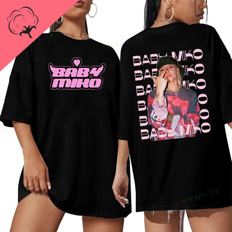 Camisetas Young Miko Latin Star Tshirt 90s New Female Tee Fashion Popular Shoujo Girl Style Unisex Music Graphic T Shirts