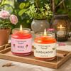 Набор подарочных ароматических свечей Floryn Decor Jar | Набор из 12 ароматических свечей | Высокоароматизированные свечи