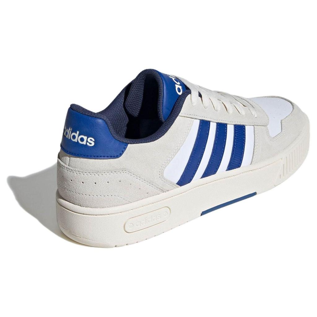 Adidas Neo D-Pad Classic Comfortable Durable Breathable Low-Top Skate Shoes Unisex Sneakers White Blue JH8811