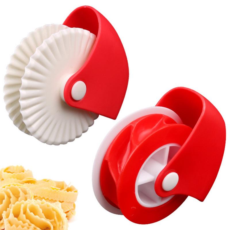 Ручная лапшерезка с решетчатым роликом, самодельное тесто для теста, инструмент для резки пасты и пиццы, необычный нож для выпечки