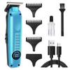 Профессиональная ретро электрическая машинка для стрижки волос с ЖК-дисплеем