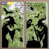 Large Halloween Window Sticker Decoration - Terror Witches, Ghosts, Bats, and Spider Webs Electrostatic Adsorption Stickers