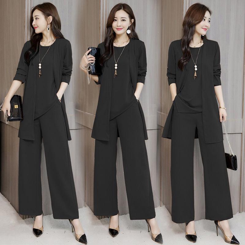 Stylish Plus Size Women's Suit: Loose, Simple, and Age-Reducing Fashion for Spring & Autumn