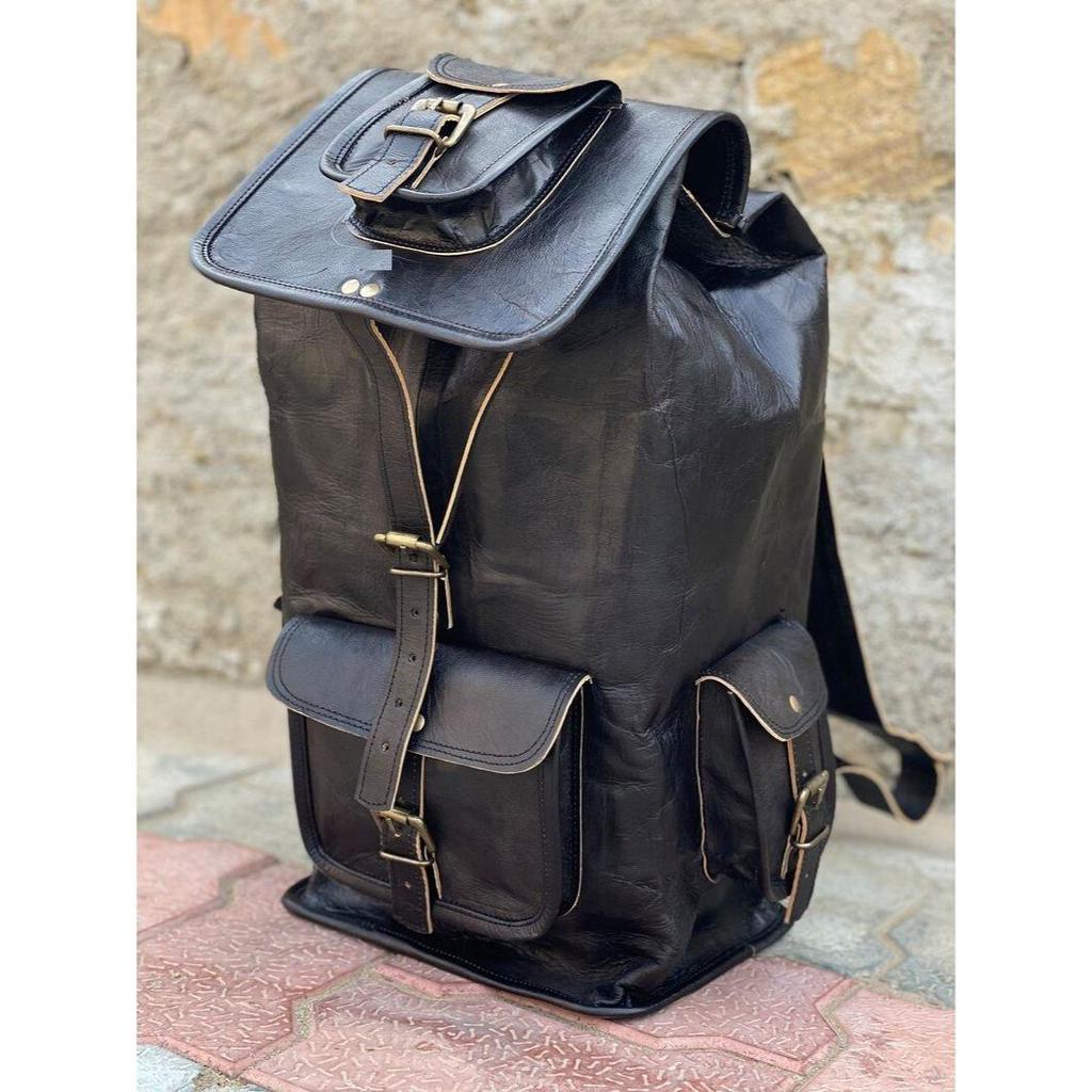 Кожаный рюкзак для ноутбука, коричневый кожаный рюкзак, рюкзак, дорожный рюкзак для мужчин и женщин