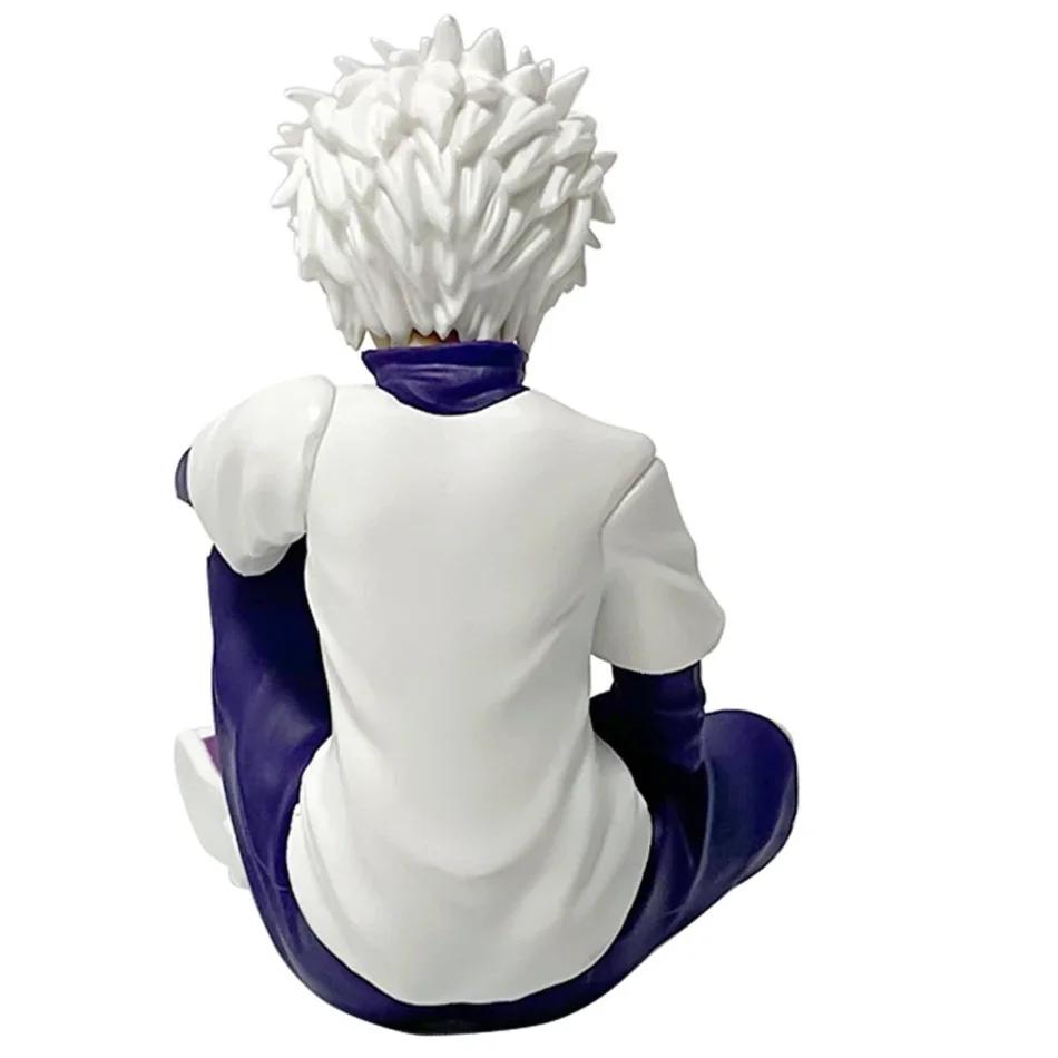 Аниме Pg Hunter×hunter Гон Фрикс Киллуа Золдик Статуэтка Сидящая Фигурка ПВХ Модель Коллекция Настольное Украшение для Автомобиля Игрушка для Взрослых