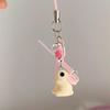 Pendant Rabbit Keychain Flower Bowknot Phone Strap Lanyard Fashion Cellphone Strap  Sweet Girls