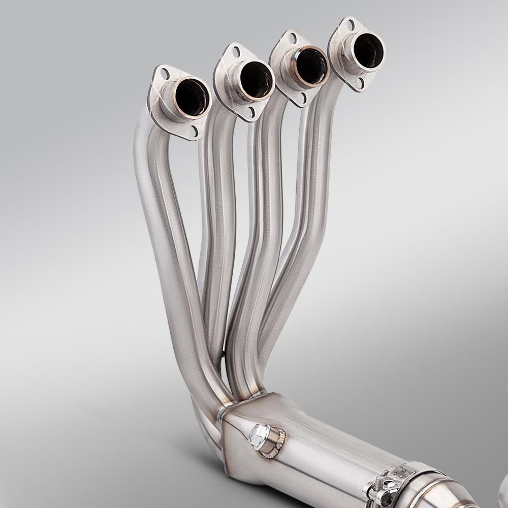Motorcycle Exhaust Mod Kit: Compatible with Zhang Xue 500RR - Includes Header and AR Tail Section