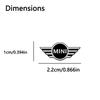 4pcs Car Speaker Audio Aluminum 3D Emblem Badge Sticker Decal For BMW MINI Cooper One R50 R52 R54 R53 R56 Countryman R60 F55 F56 czujm33