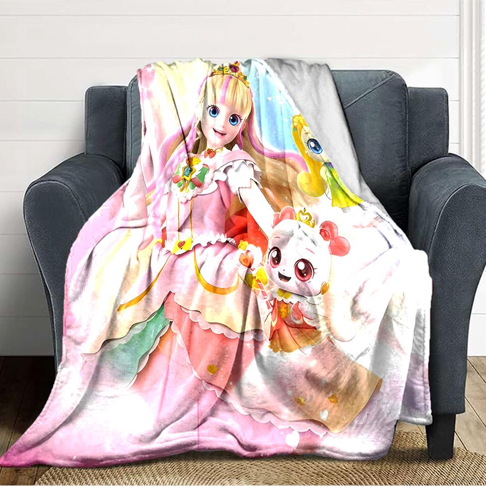 1pc Catch Teenieping Magic Sweethear (7) Blanket, Gift, for Men and Women, Soft Blanket, Good for Sofa Bed Couch Travel, Lightweight Flannel Blanket
