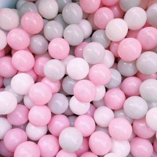 100 шт./компл., 3 цвета, утолщенный полиэтилен, устойчивый к раздавливанию, без BPA, без фталатов, безопасный, для дома и улицы, для маленьких детей, круглый