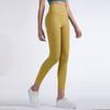 Женские однотонные леггинсы для йоги, спортивные штаны с высокой талией, подтягивающие ягодицы, леггинсы для фитнеса, удобные узкие спортивные брюки