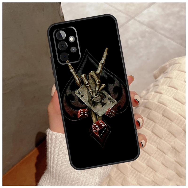 Кубики Покер Казино Для Samsung Galaxy A36 A56 A16 A26 A06 A52 A53 A33 A13 A34 A54 A14 A15 A35 A55 A22 A32 Чехол