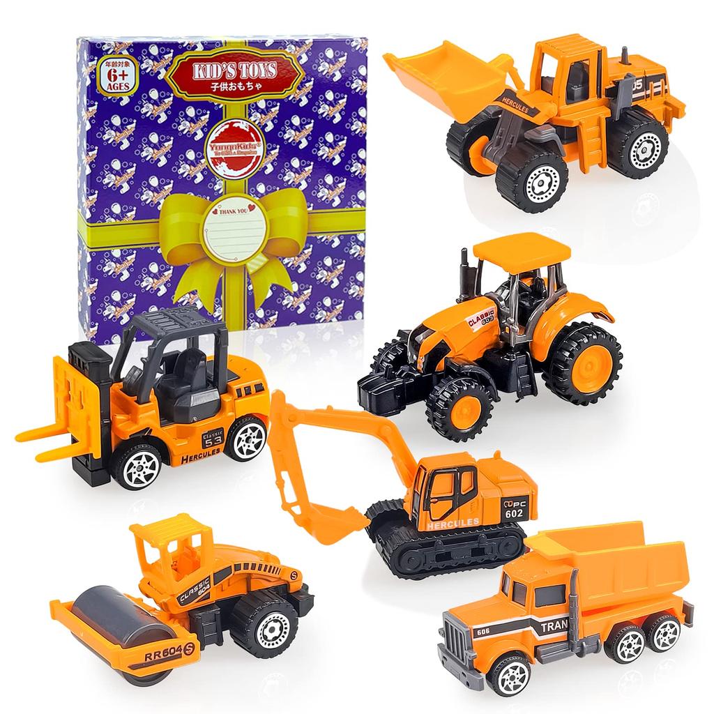 Construction Vehicle Toy Car Toy Excavator YongnKids Mini Car Bulldozer Working Car Toy Construction Vehicle Toy Construction Site Toy Construction
