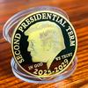 Сувенирная монета Трампа Второй президентский срок 2025-2029 гг. Сувенирная монета коллекционная металлическая