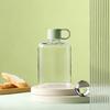 Water Cup 360/500ml Flat Water Bottle BPA Free Portable Pocket Size Water Container Transparent Drinkware