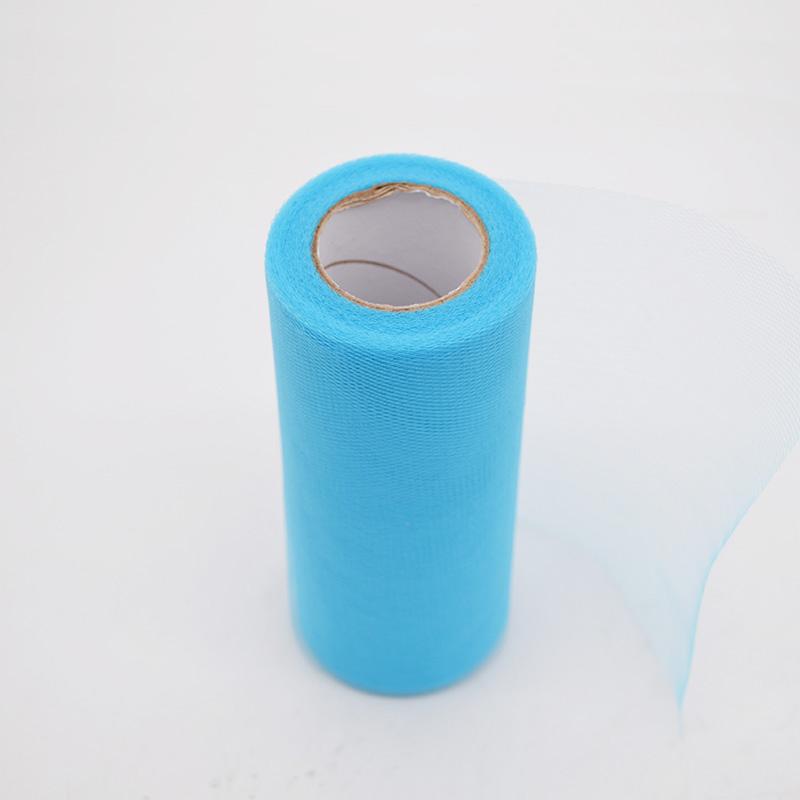 25 ярдов/партия 6 дюймов рулон тюля для свадебного украшения пачка катушка ремесло день рождения вечеринка детский душ свадебный декор принадлежности