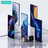 USAMS Быстрое автомобильное зарядное устройство 72 Вт, двухпортовый USB Type C, быстрое зарядное устройство, цифровое зарядное устройство QC PD для ноутбука, телефона для iPhone 13 Pro Max 12 Huawei