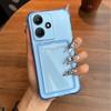Прозрачный противоударный чехол для infinix HOT 30i NFC, 30i с держателем для карт