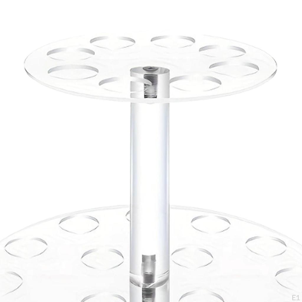 Держатель для мороженого, стойка для суши и роллов, 24 отверстия, организуйте демонстрационный стенд для вафель для дома