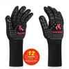 Перчатки для гриля INKBIRD Hot 14 дюймов, 1472℉, экстремально жаропрочные перчатки для гриля, нескользящие, силиконовые, изолированные, для барбекю