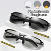 Personality Trend Unisex Photochromic Polarized Sunglasses Outdoor Driving and Cycling Day and Night Dual-use Shades Glasses