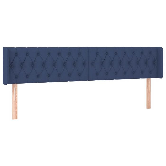 VidaXL LED Headboard Bedroom Furniture Double Bed Accessory Head of Bed Frame Interior Blue 3123592