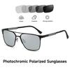 New Photochromic Polarized Sunglasses Man High Quality Uv400 Sun Glasses Outdoor Driving Fishing Pilot Eyewear