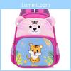 Adorable Lightweight Nylon Backpack For Kids With Animal Patterns Perfect For Preschoolers