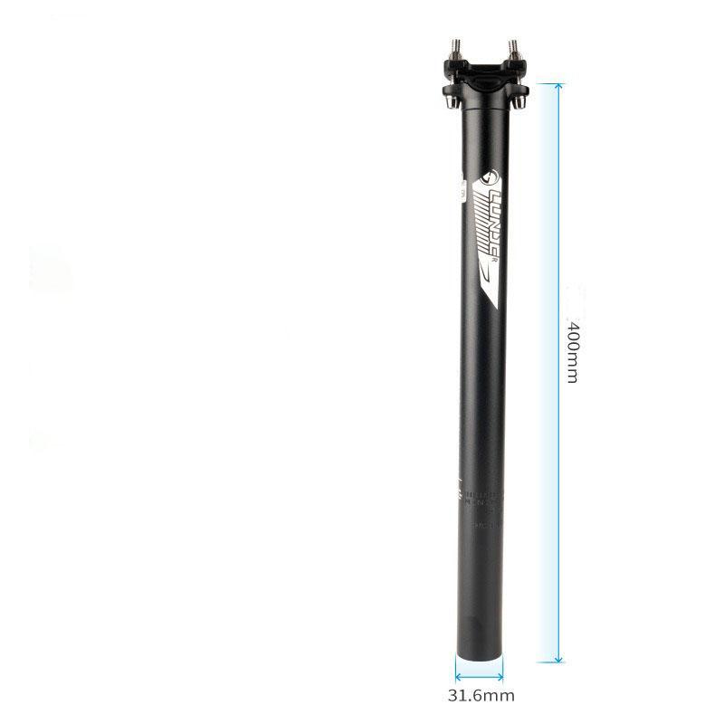 Mountain Bike Seat Tube 27.2/30.9/31.6*400mm Road Bicycle Aluminum Alloy Extended Double Nail Bicycle Seatpost Bike Parts