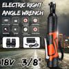 60NM 18V Electric Wrench Kit 3/8 Cordless Ratchet Wrench Rechargeable Scaffolding Torque Ratchet with LED Working Light