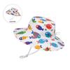1014 children's hat cartoon cute basin hat boy and girl baby summer outdoor sunscreen sunshade bucket hat