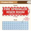 Fire Sprinkler Riser Room Signs Authorized Personnel Only 9” x 3” Fire Sprinkler Room Signs, Riser Room Sign for Office Home Business,