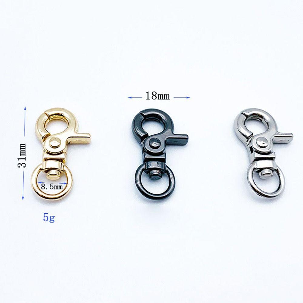 Брелок для ключей Пряжка для ремня Триггерные клипсы Крючки для поводков для домашних животных Съемный карабин Пряжки для кожаных ремней