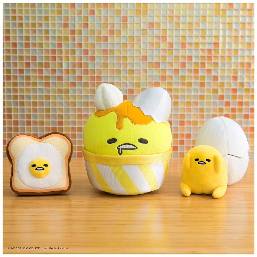 GUND Sanrio Gudetama Eggshell Plush Toy, 5-inch, Ages 1 Year and Up