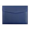 Leather Leather File Folder Large Capacity Briefcase Stationery Dustproof Document Bag  Women Men