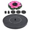 Lotus Solar Fountain Water Pump Floating Mini Solar Powered Water Fountain for Birdbaths Garden