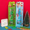 Christmas Gifts Cartoon Stationery Kids Writing Pencil Ruler Eraser Set Boy Girl Birthday Party Favors Stocking Stuffers