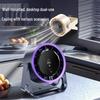 Portable Rechargeable Mini Fan with Mijia App Connectivity for Desktop, Kitchen, and Wall-Mount Use