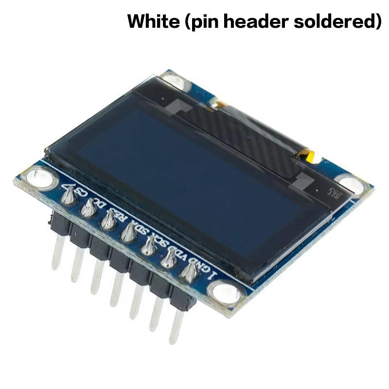 0,96-дюймовый OLED-дисплейный модуль I2C Iic Серийный Белый экран 128x64 Драйверная плата Ssd1306 Совместим с Esp32 Stm32