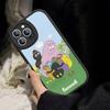 Cartoon Barbapapa Phone Case For IPhone 16 15 14 13 12 11 Pro Max Plus Leather Soft Cover