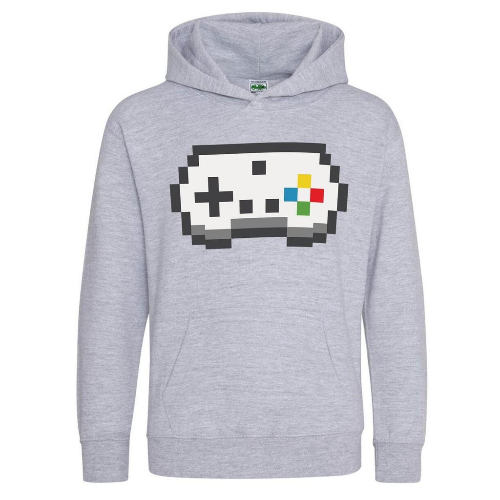 AWD Childrens/Kids Retro Gaming Controller Drawstring Hoodie