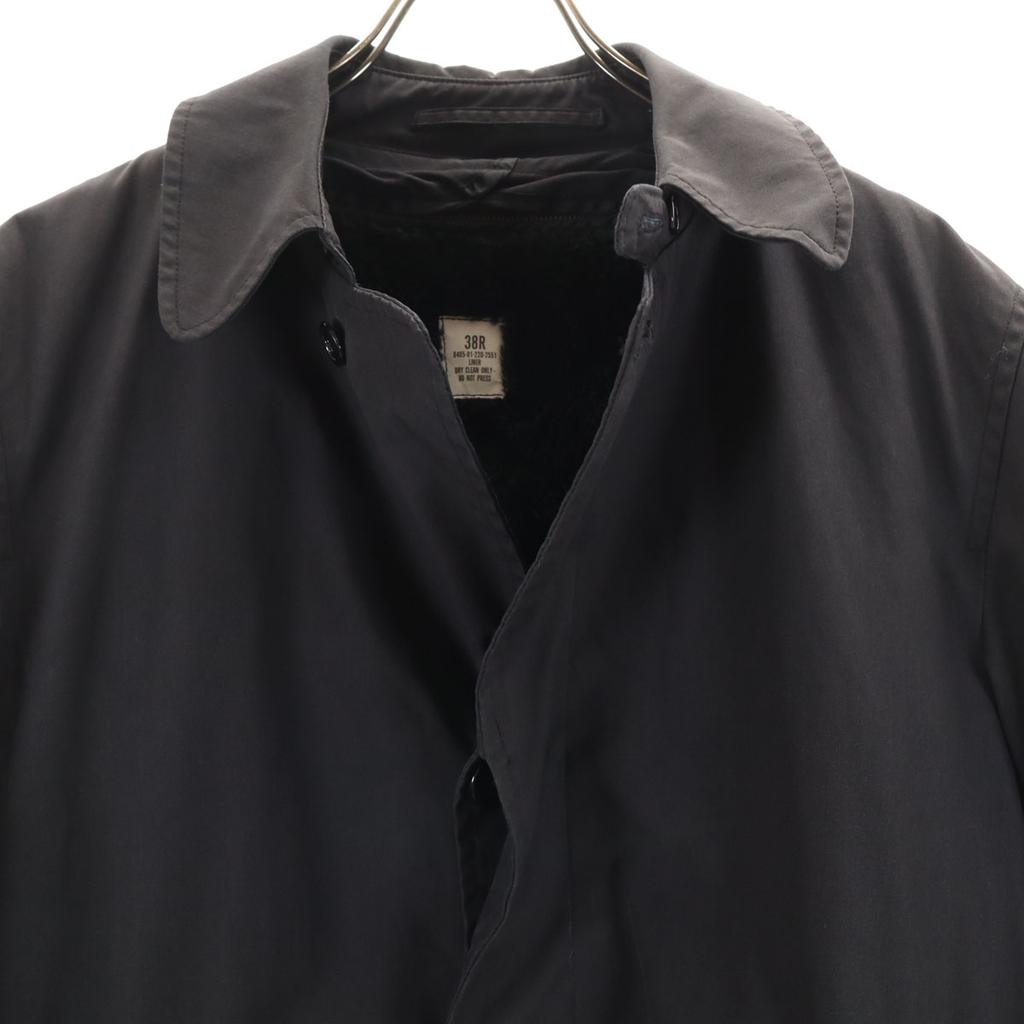 ВИНТАЖНОЕ ПАЛЬТО АРМИИ США 80-х годов DLA Всепогодное 38R Серия Black С подкладкой Мужское Б/У