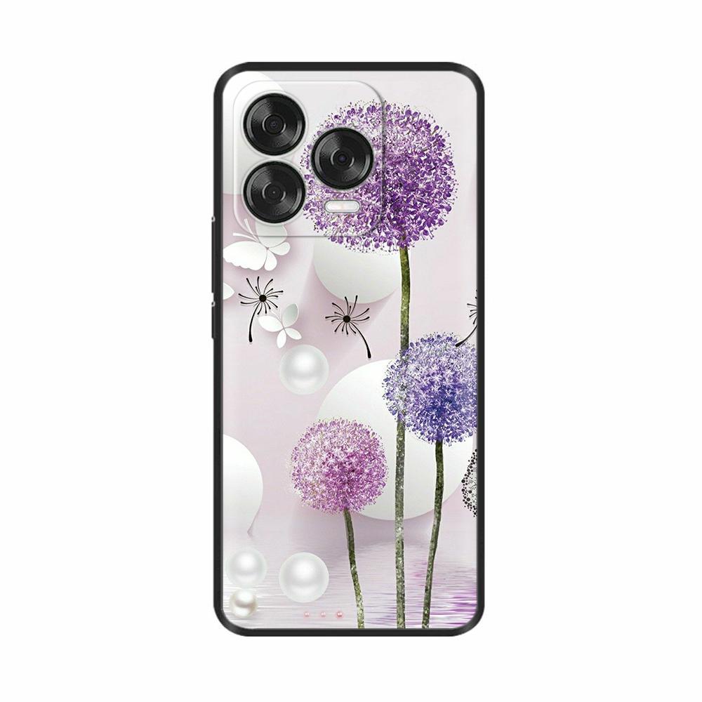 Для ZTE Blade V70 Design Чехол для телефона Узоры с красочными цветами Мягкая силиконовая TPU накладка для ZTE nubia V70 Design / Blade V70 Vita