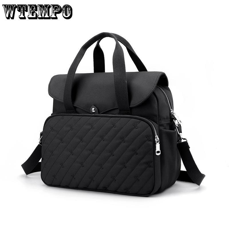 WTEMPO Женский рюкзак, модный USB-зарядник для мобильного телефона, многоцелевой женский рюкзак, компьютерная сумка